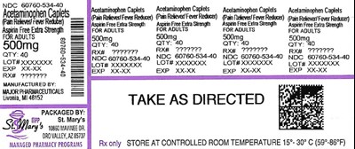 Acet (Acetaminophen 60760 534 40)